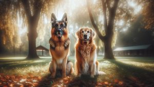 Are German Shepherds or Golden Retrievers Bigger? Size Showdown