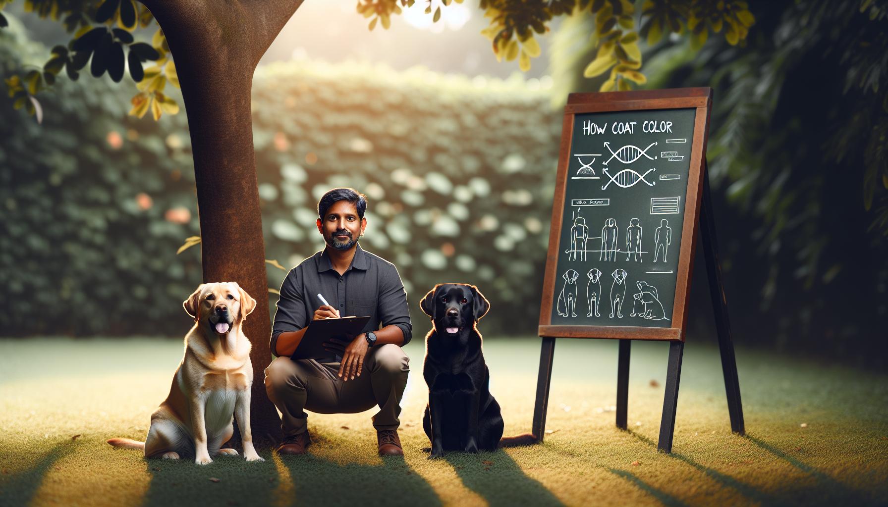 How Coat Color is Determined in Labradors