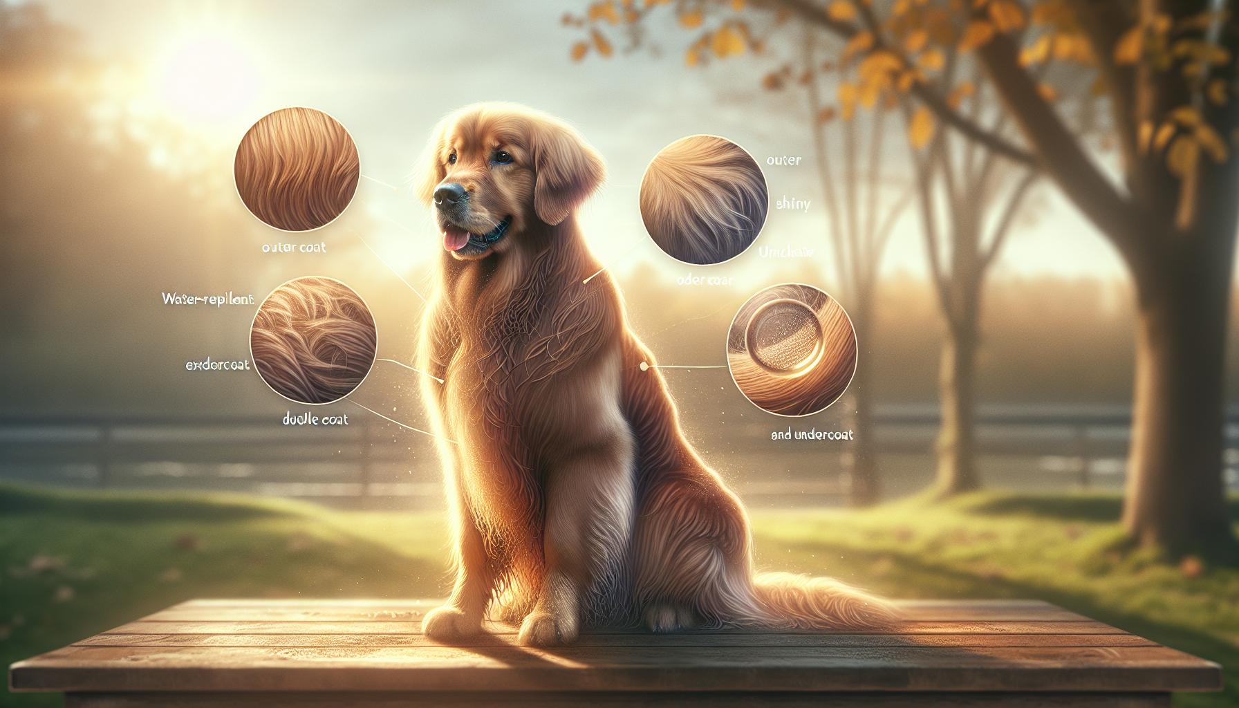 The Anatomy of a Golden Retriever's Double Coat