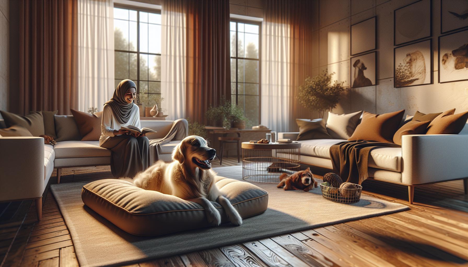 Indoor Living: Spatial Needs for Golden Retrievers