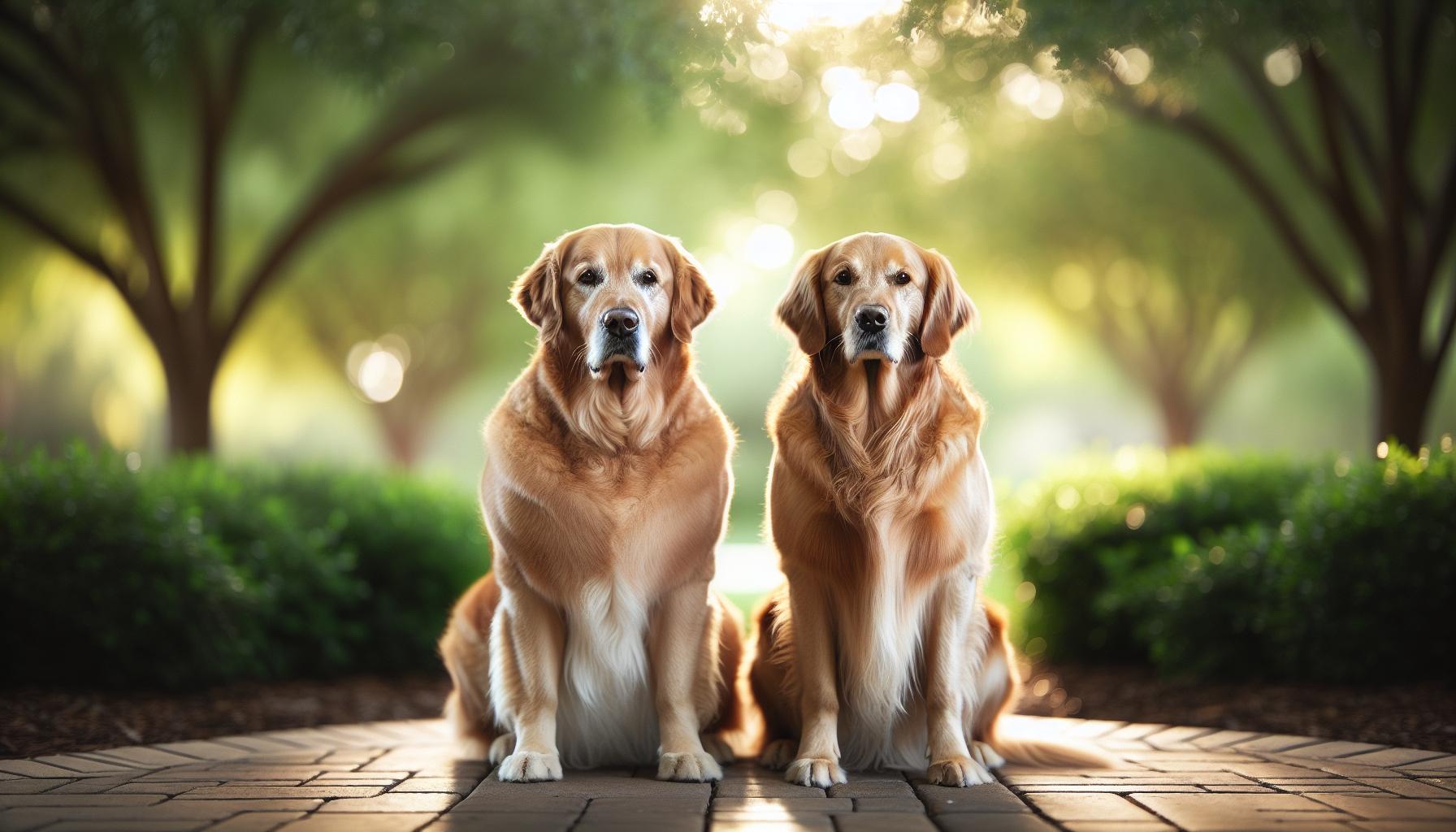 Comparing Stocky vs. Slender Golden Retrievers